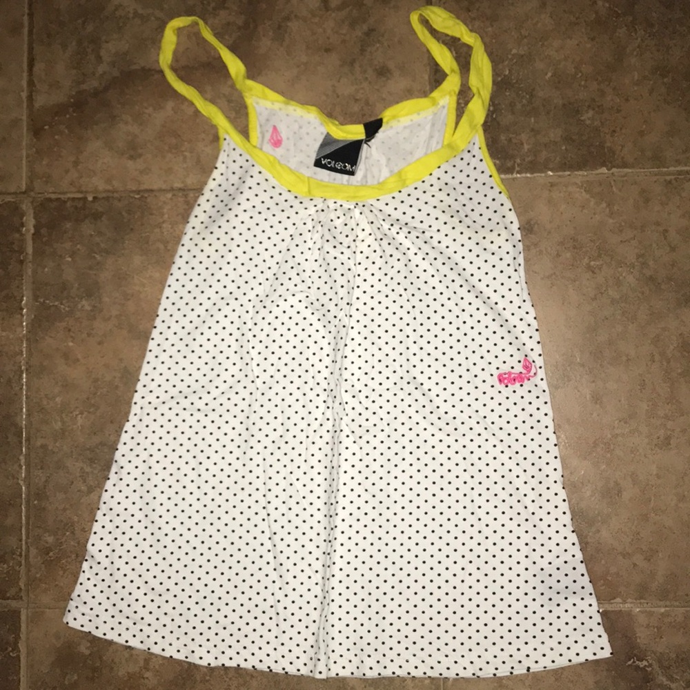 Polka dot Volcom tank top